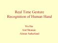 Real Time Gesture Recognition of Human Hand PowerPoint PPT Presentation