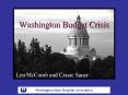 Washington Budget Crisis PowerPoint PPT Presentation