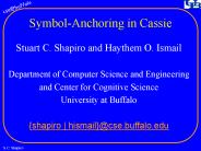 SymbolAnchoring in Cassie