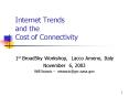 Internet Trends and the Cost of Connectivity PowerPoint PPT Presentation