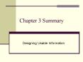 Chapter 3 Summary PowerPoint PPT Presentation