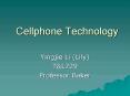 Cellphone Technology PowerPoint PPT Presentation