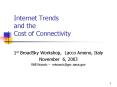 Internet Trends and the Cost of Connectivity PowerPoint PPT Presentation