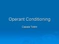 Operant Conditioning PowerPoint PPT Presentation