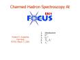 Charmed Hadron Spectroscopy At PowerPoint PPT Presentation