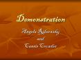 Demonstration PowerPoint PPT Presentation
