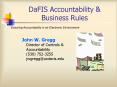 DaFIS Accountability PowerPoint PPT Presentation