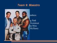 Team 9: Maestro
