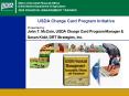 USDA Charge Card Program Initiative PowerPoint PPT Presentation
