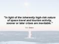 In light of the inherently highrisk nature of space travel and tourism activity, sooner or later cri PowerPoint PPT Presentation