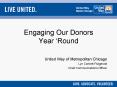 Engaging Our Donors Year Round PowerPoint PPT Presentation