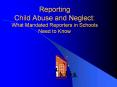 Reporting Child Abuse and Neglect: What Mandated Reporters in Schools Need to Know PowerPoint PPT Presentation