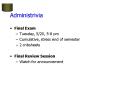 Administrivia PowerPoint PPT Presentation