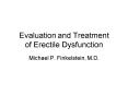 Evaluation and Treatment of Erectile Dysfunction PowerPoint PPT Presentation