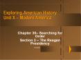 Exploring American History Unit X Modern America PowerPoint PPT Presentation