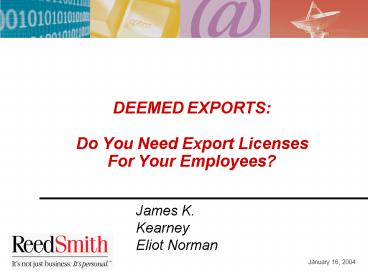 DEEMED EXPORTS: Do You Need Export Licenses For Your Employees