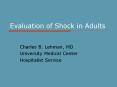 Evaluation of Shock in Adults PowerPoint PPT Presentation