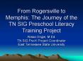 From Rogersville to Memphis: The Journey of the TN SIG Preschool Literacy Training Project PowerPoint PPT Presentation