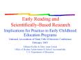 Early Reading and Scientifically-Based Research PowerPoint PPT Presentation