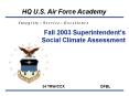 Fall 2003 Superintendents Social Climate Assessment PowerPoint PPT Presentation