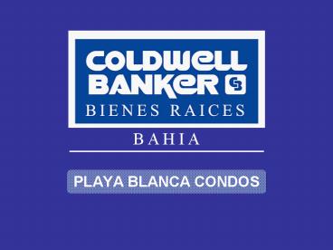 PLAYA BLANCA CONDOS