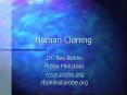 Human Cloning PowerPoint PPT Presentation