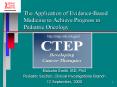 The Application of EvidenceBased Medicine to Achieve Progress in Pediatric Oncology PowerPoint PPT Presentation