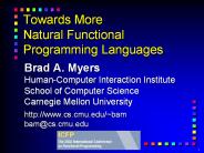 Towards More Natural Functional Programming Languages