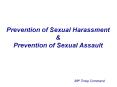 Prevention of Sexual Harassment PowerPoint PPT Presentation