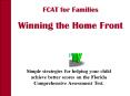FCAT for Families PowerPoint PPT Presentation