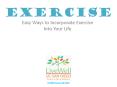 Exercise PowerPoint PPT Presentation