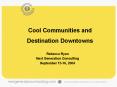 Cool Communities and PowerPoint PPT Presentation