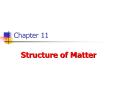 Structure of Matter PowerPoint PPT Presentation