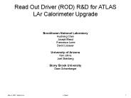 Read Out Driver ROD R