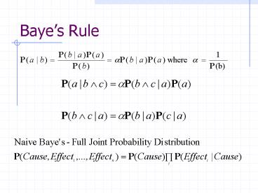 PPT – Bayes Rule PowerPoint presentation | free to download - id: 1eddc ...