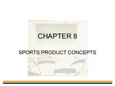 SPORTS PRODUCT CONCEPTS