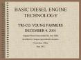 BASIC DIESEL ENGINE TECHNOLOGY PowerPoint PPT Presentation