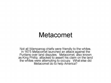 Metacomet