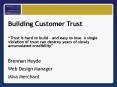 Building Customer Trust PowerPoint PPT Presentation