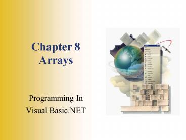 PPT – Chapter 8 Arrays PowerPoint presentation | free to view - id ...