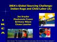 IKEAs Global Sourcing Challenge: Indian Rugs and Child Labor A PowerPoint PPT Presentation