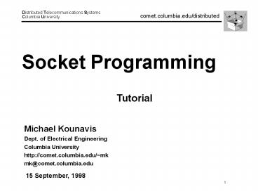 Socket Programming presentation | free to view