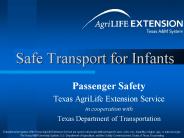 Safe Transport for Infants