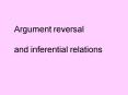 Argument reversal PowerPoint PPT Presentation