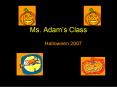 Ms. Adams Class PowerPoint PPT Presentation