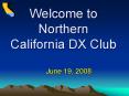 Welcome to Northern California DX Club PowerPoint PPT Presentation