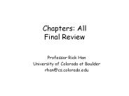 Chapters: All Final Review