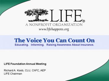 The Voice You Can Count On