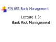 FIN 653 Bank Management PowerPoint PPT Presentation