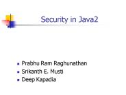 Security in Java2
